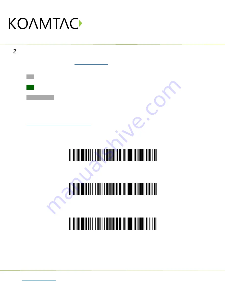 KoamTac KDC480 Series Quick Manual Download Page 4