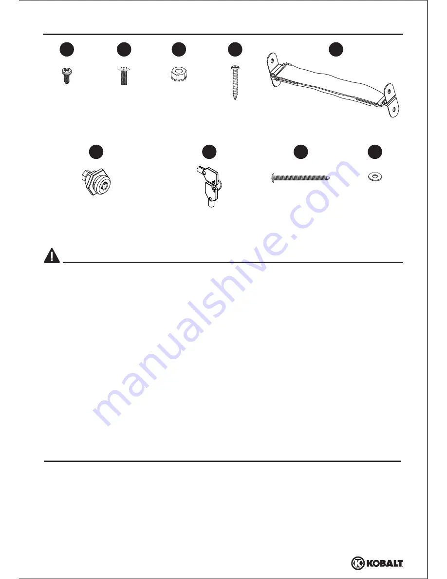 Kobalt 0054849 Assembly Manual Download Page 28