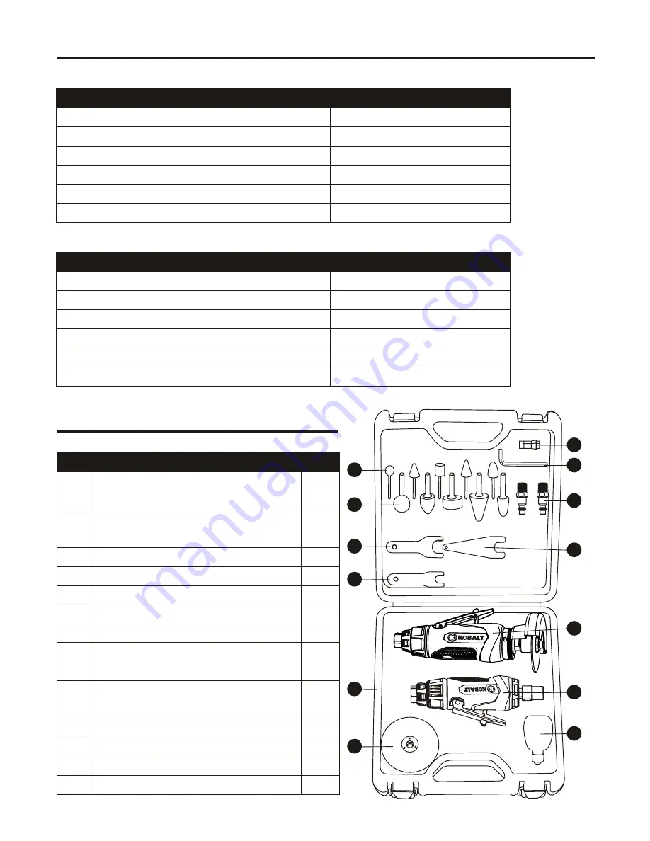 Kobalt 0362020 User Manual Download Page 50