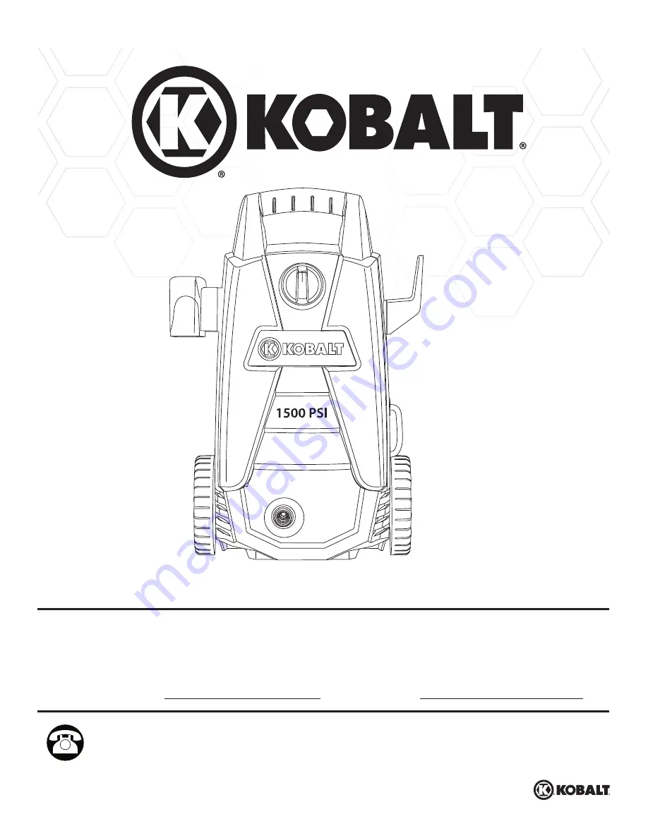 Kobalt 0571007 Manual Download Page 20