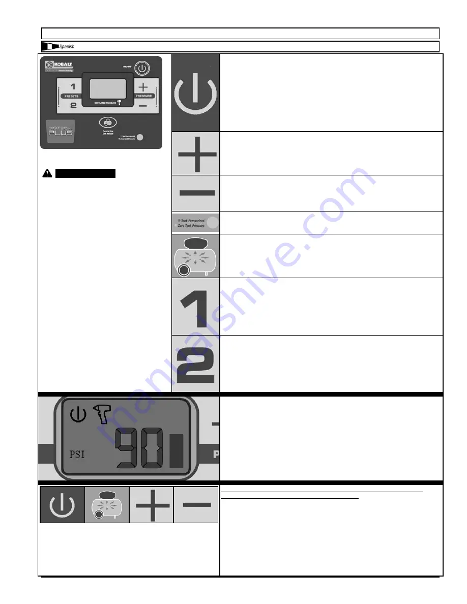 Kobalt 200-2614 Operator'S Manual Download Page 10