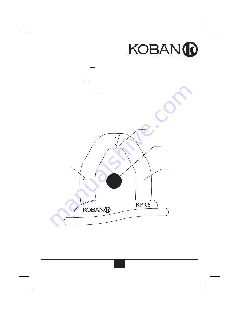 koban KP-05 Скачать руководство пользователя страница 13