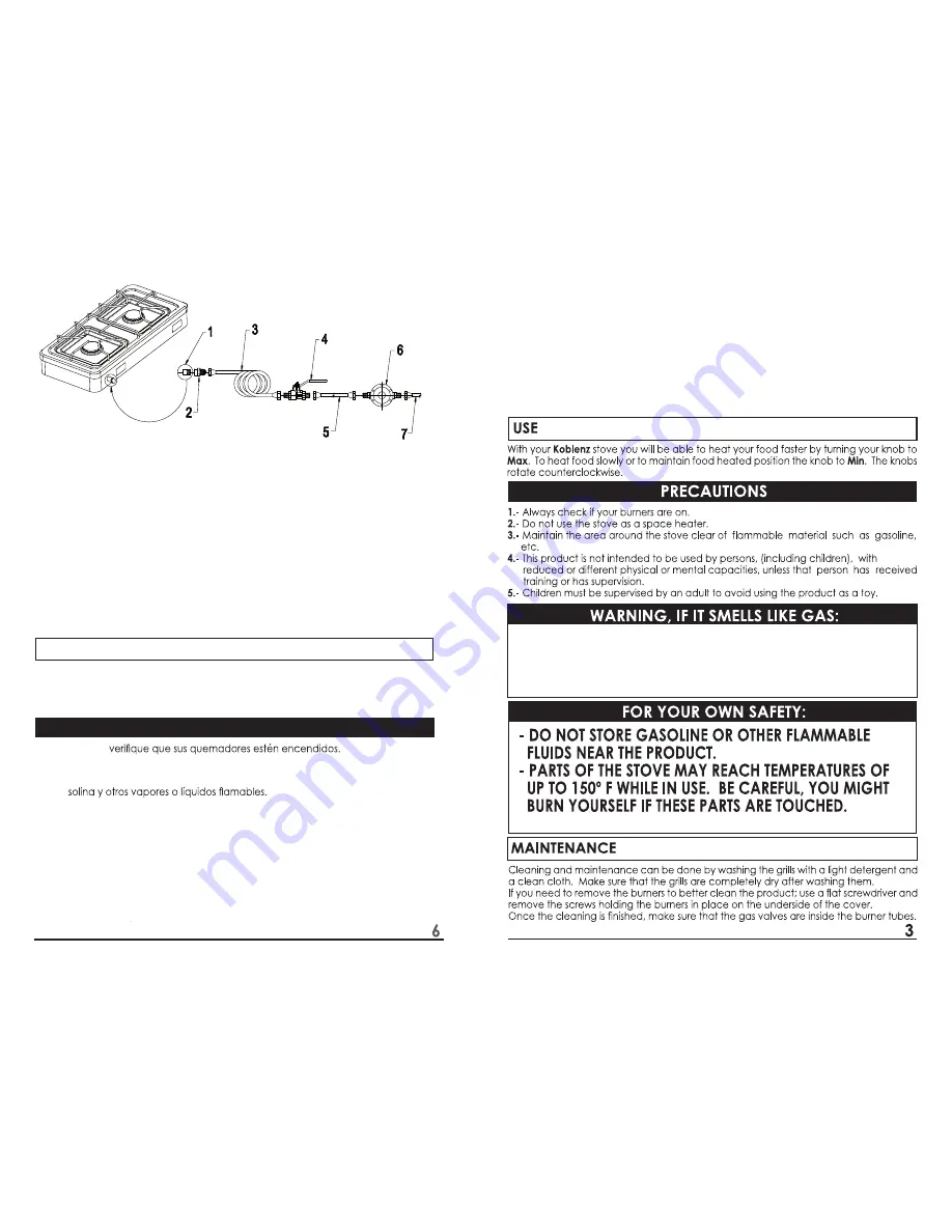 Koblenz PFK-200 Instruction Manual Download Page 3