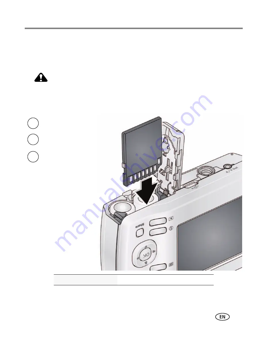 Kodak C122 - Easyshare Digital Camera Extended User Manual Download Page 9