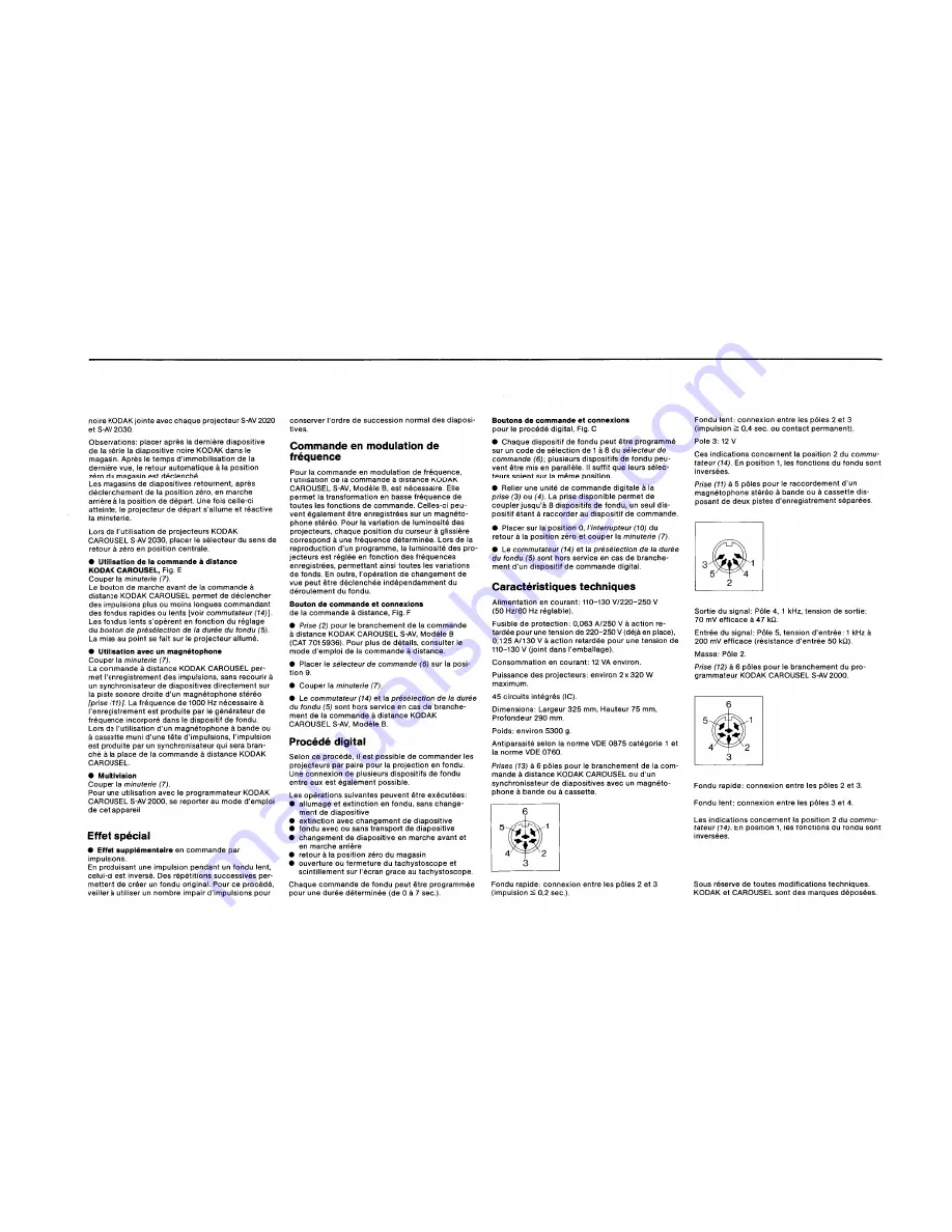 Kodak Carousel S-AV B Instruction Manual Download Page 9