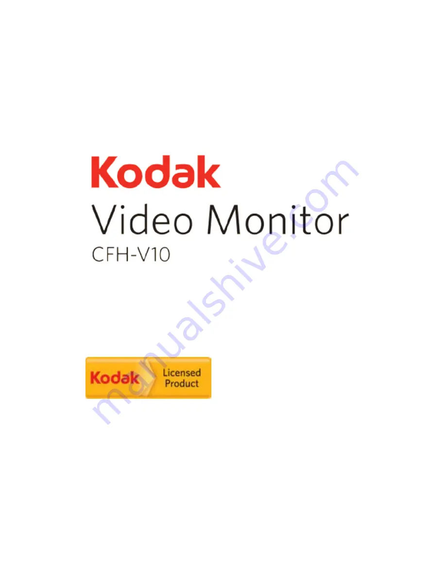 Kodak CFH-V10 Quick Start Manual Download Page 20