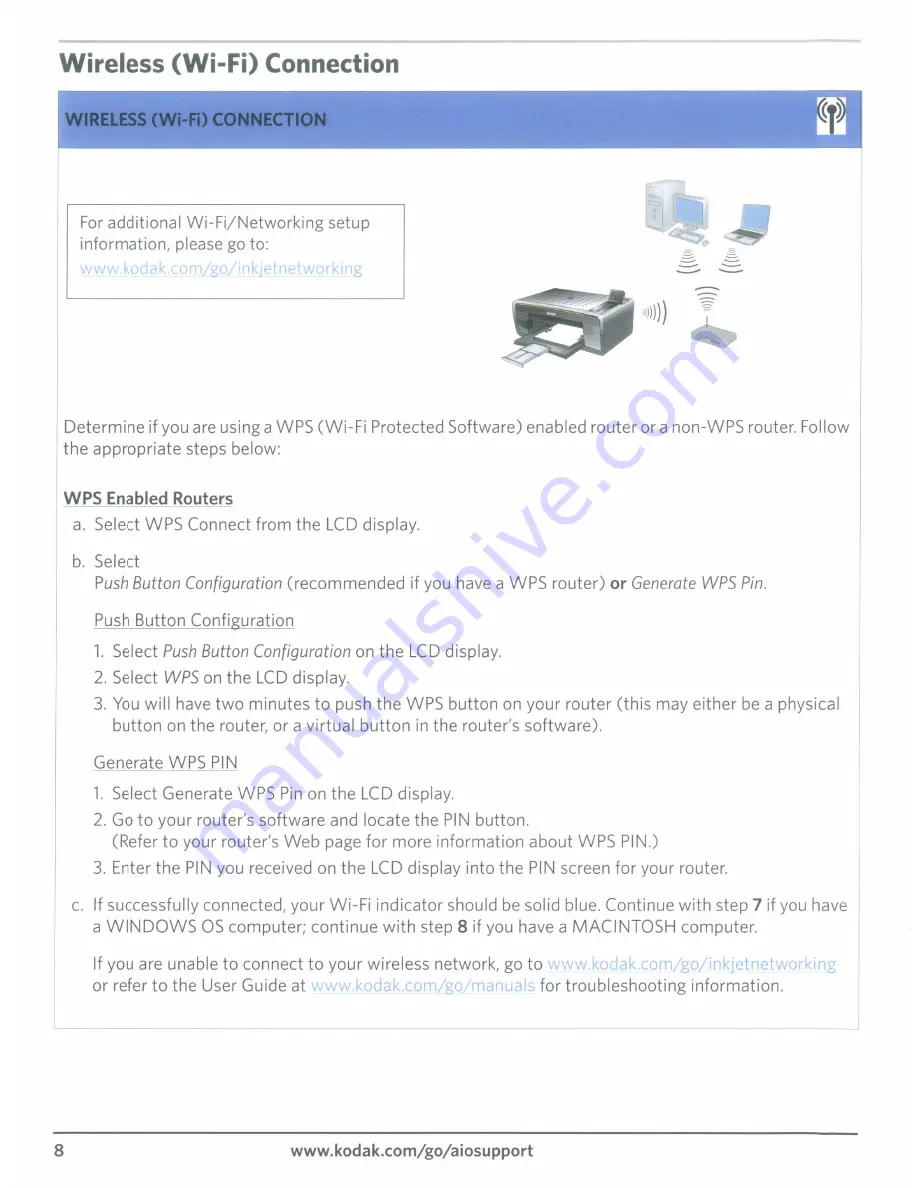 Kodak ESP 5250 - All-in-one Printer Start Here Manual Download Page 8