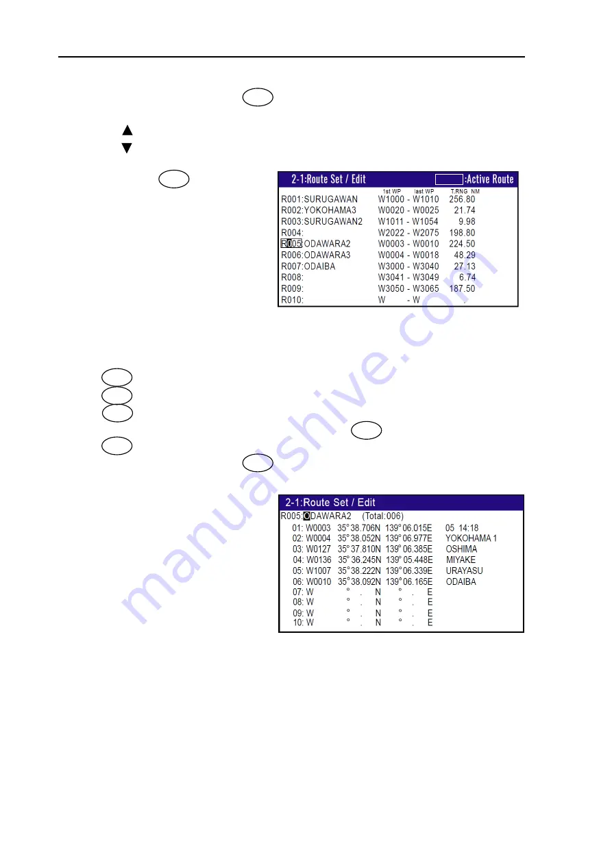 Koden KGP-922 Operation Manual Download Page 42