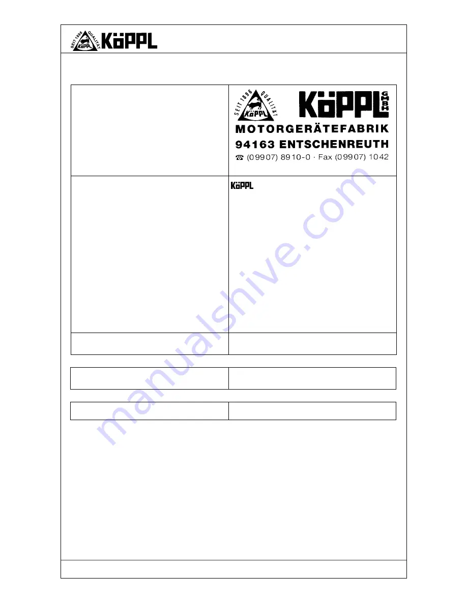 Koeppl 4H 500 Operator'S Manual Download Page 36