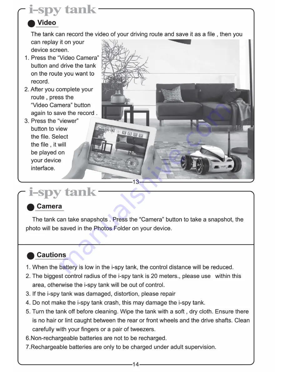 Kogan i-spy tank Скачать руководство пользователя страница 8