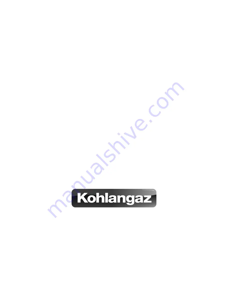 Kohlangaz Gosford Plus Installation, Maintenance And User Instruction Download Page 54