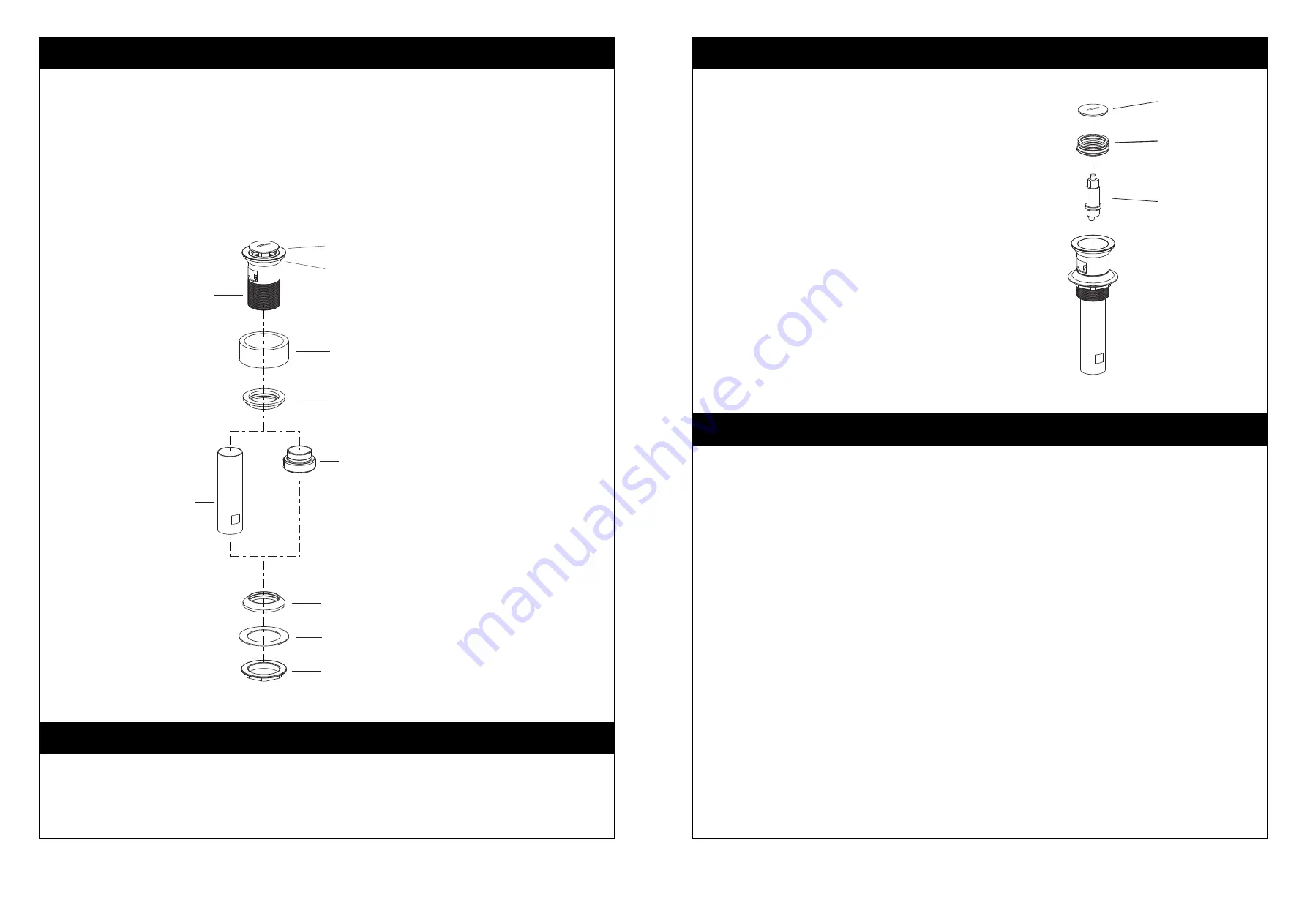 Kohler CLICKER DRAIN 7119A Installation Instructions Download Page 2