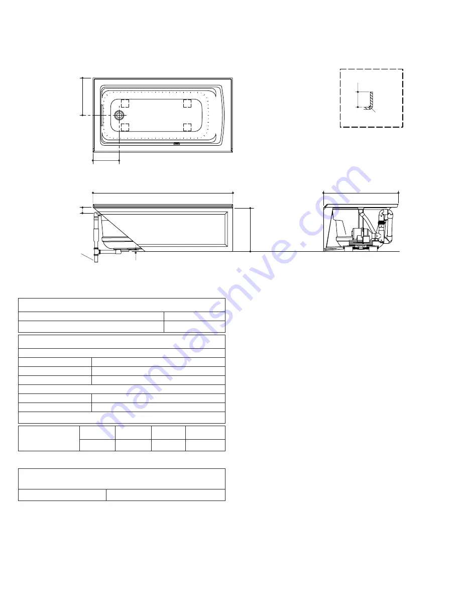 Kohler K-1122P-GLA Roughing-In Manual Download Page 2