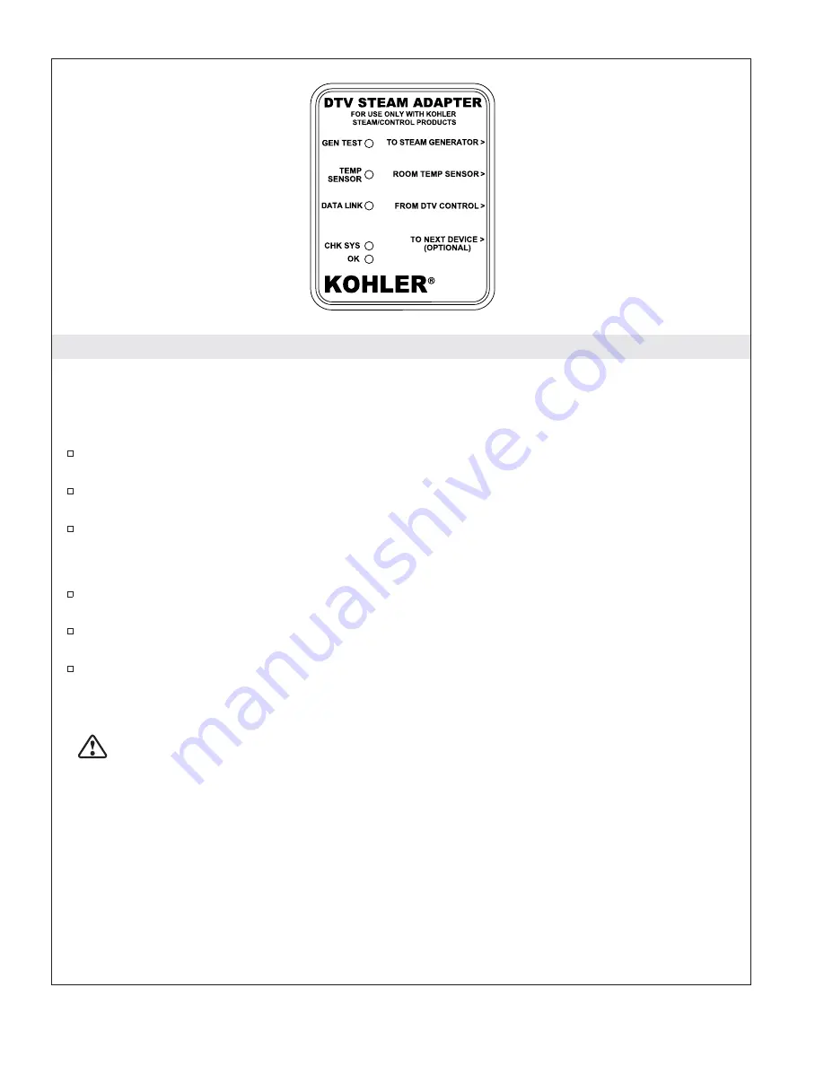 Kohler K-1737 Homeowner'S Manual Download Page 9