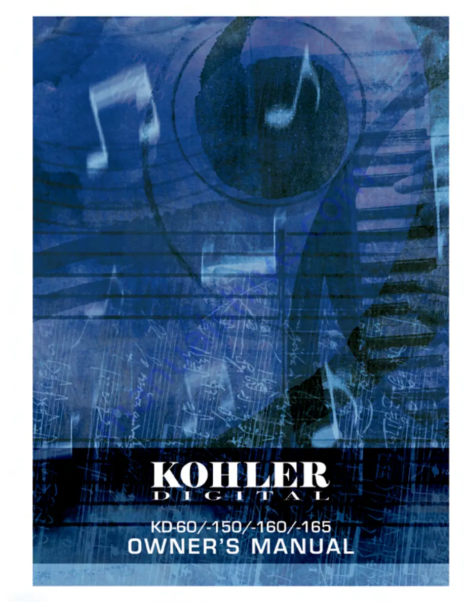 Kohler KD-150 Owner'S Manual Download Page 1