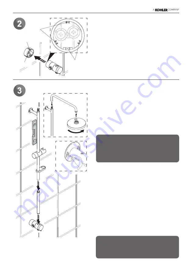 Kohler Mira Decor Installation And User Manual Download Page 22