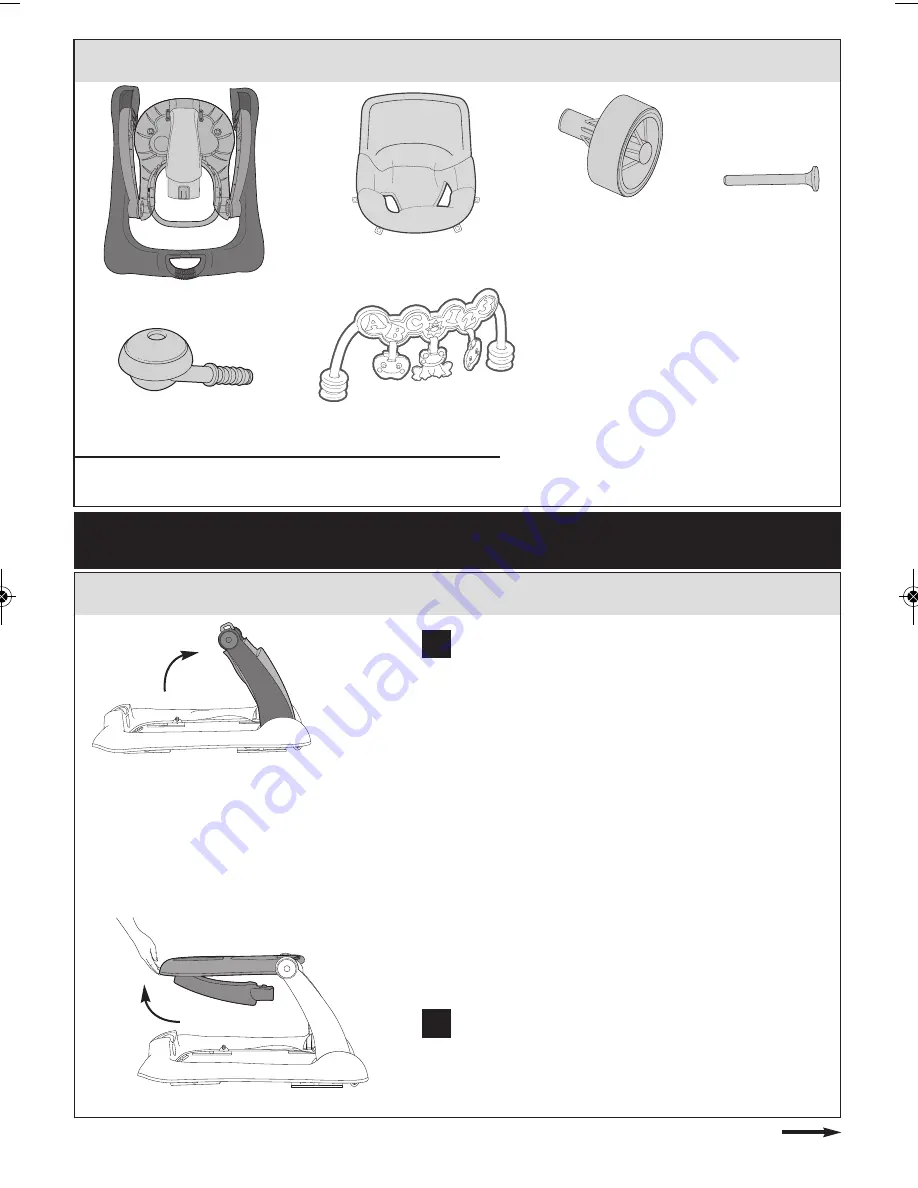 Kolcraft tiny steps Instruction Sheet Download Page 4