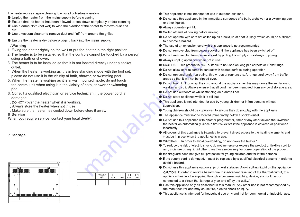 Kolin KHP-40AMC User Manual Download Page 3