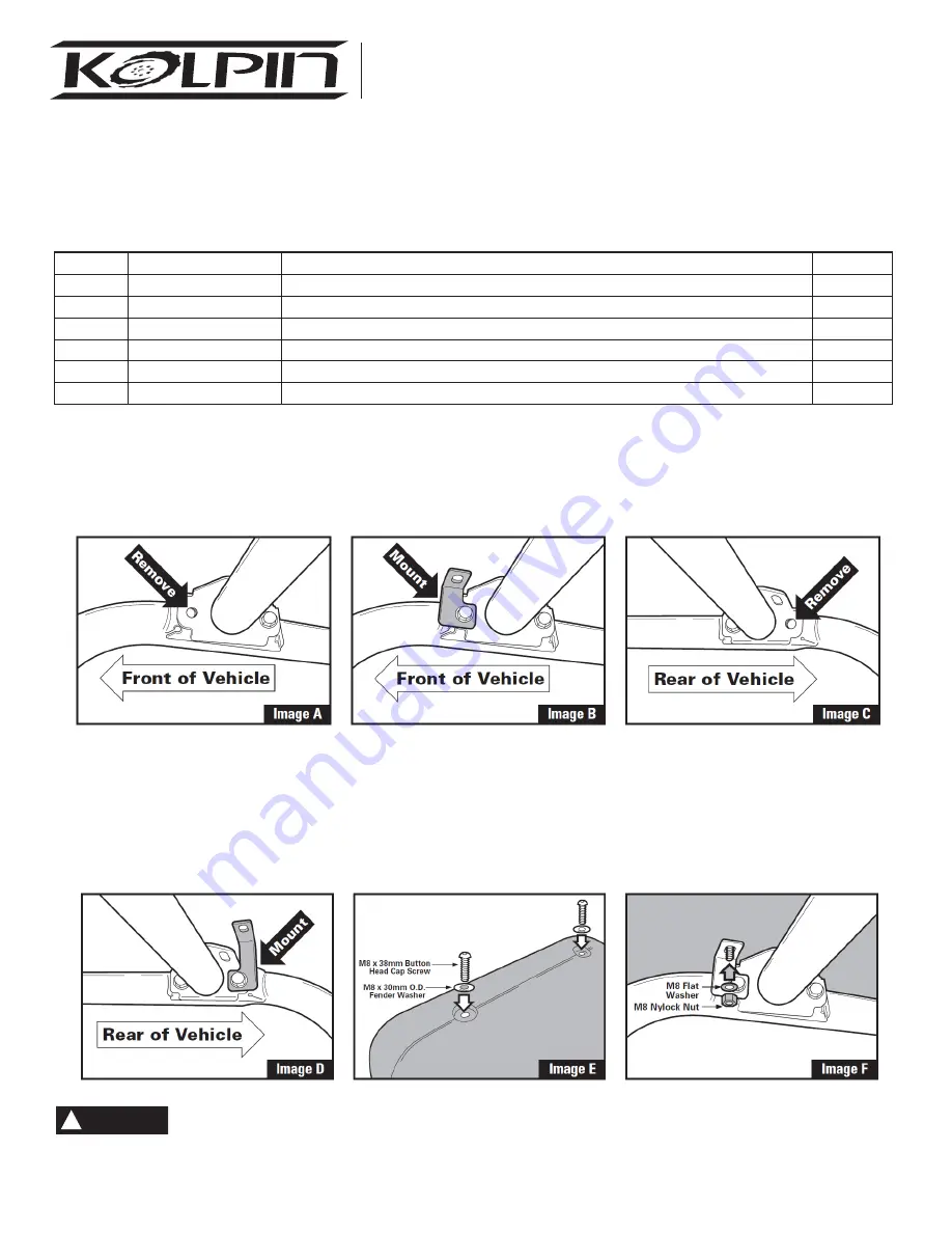 Kolpin 1496 Installation Instructions Download Page 1