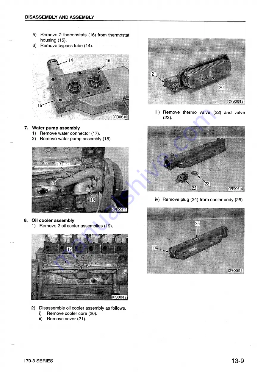 Komatsu 170-3 Series Shop Manual Download Page 326