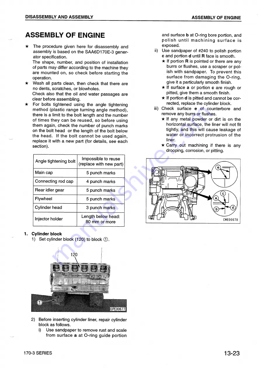 Komatsu 170-3 Series Скачать руководство пользователя страница 340