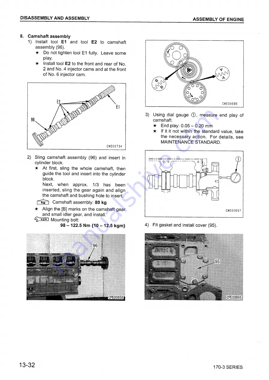 Komatsu 170-3 Series Скачать руководство пользователя страница 349