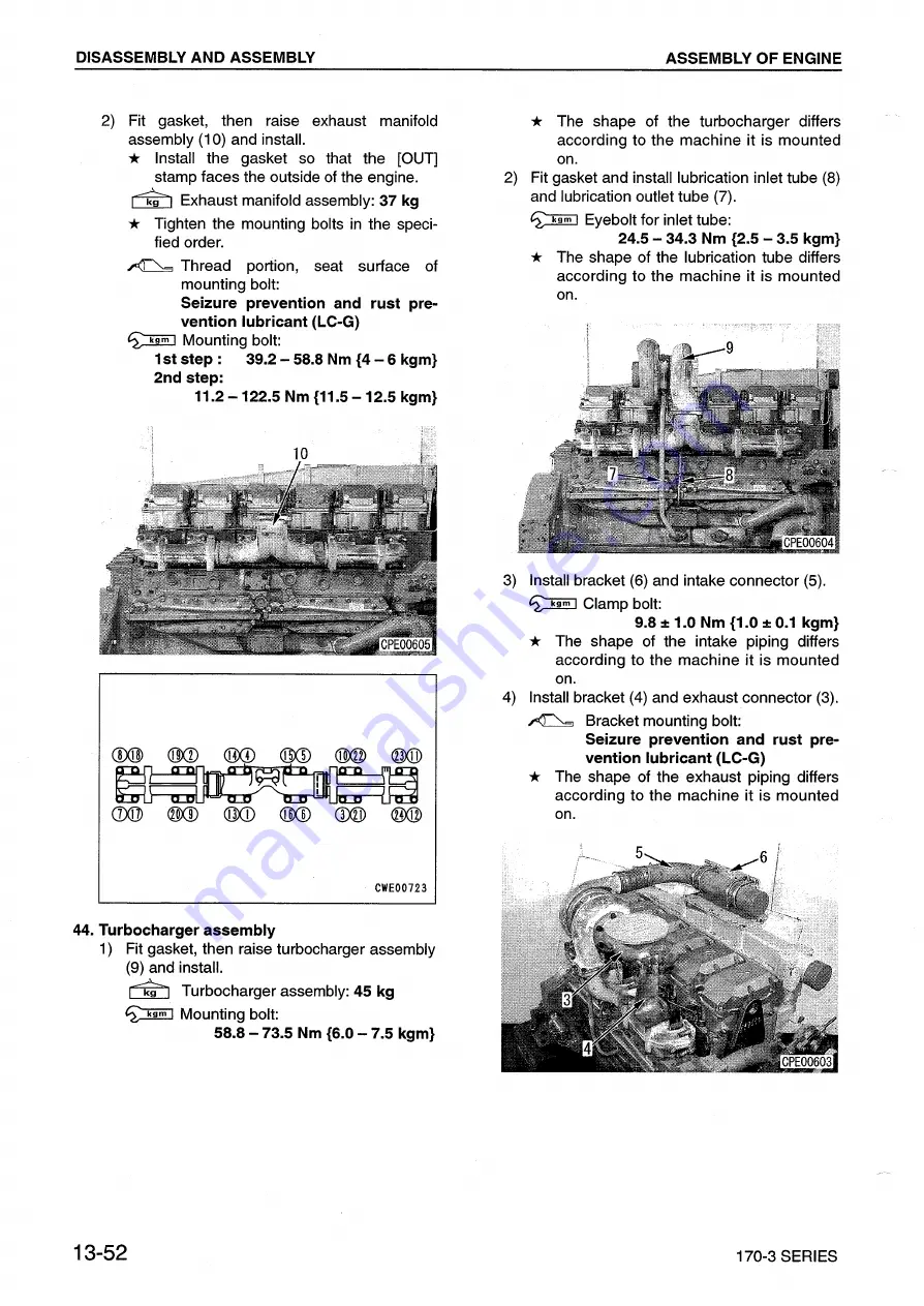 Komatsu 170-3 Series Скачать руководство пользователя страница 369