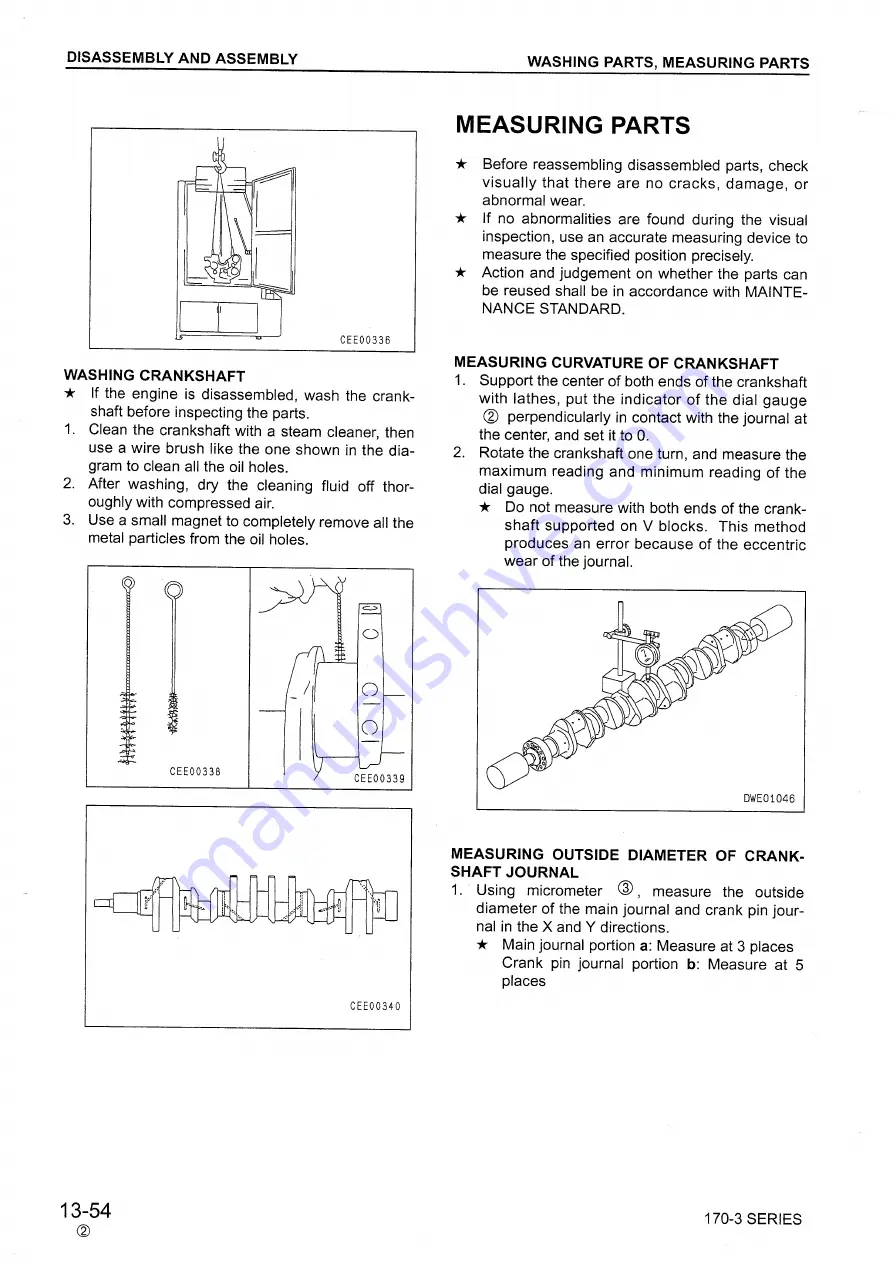 Komatsu 170-3 Series Shop Manual Download Page 371