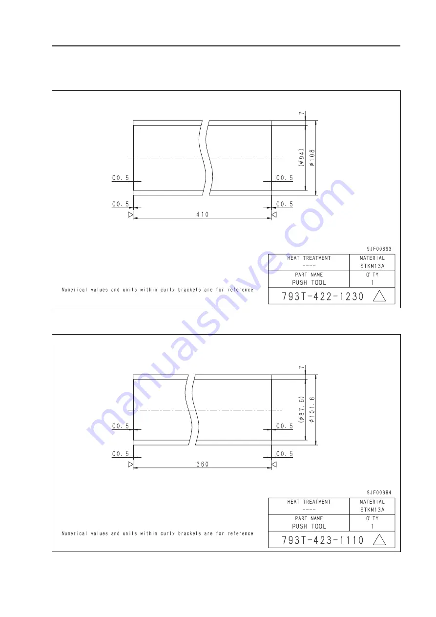 Komatsu 75001 Shop Manual Download Page 1018