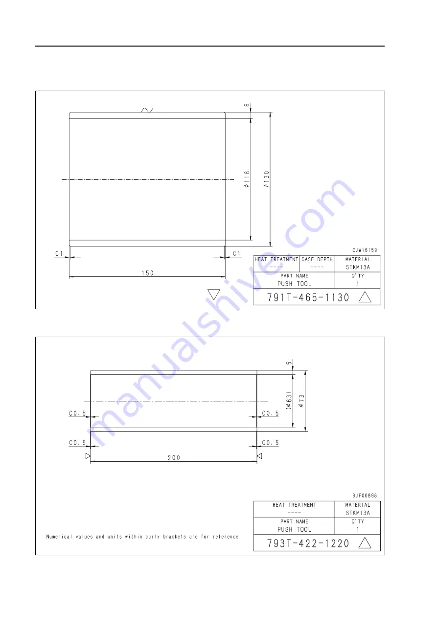 Komatsu 75001 Shop Manual Download Page 1021