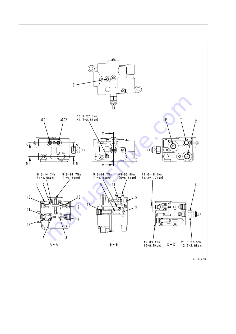 Komatsu 75001 Shop Manual Download Page 169