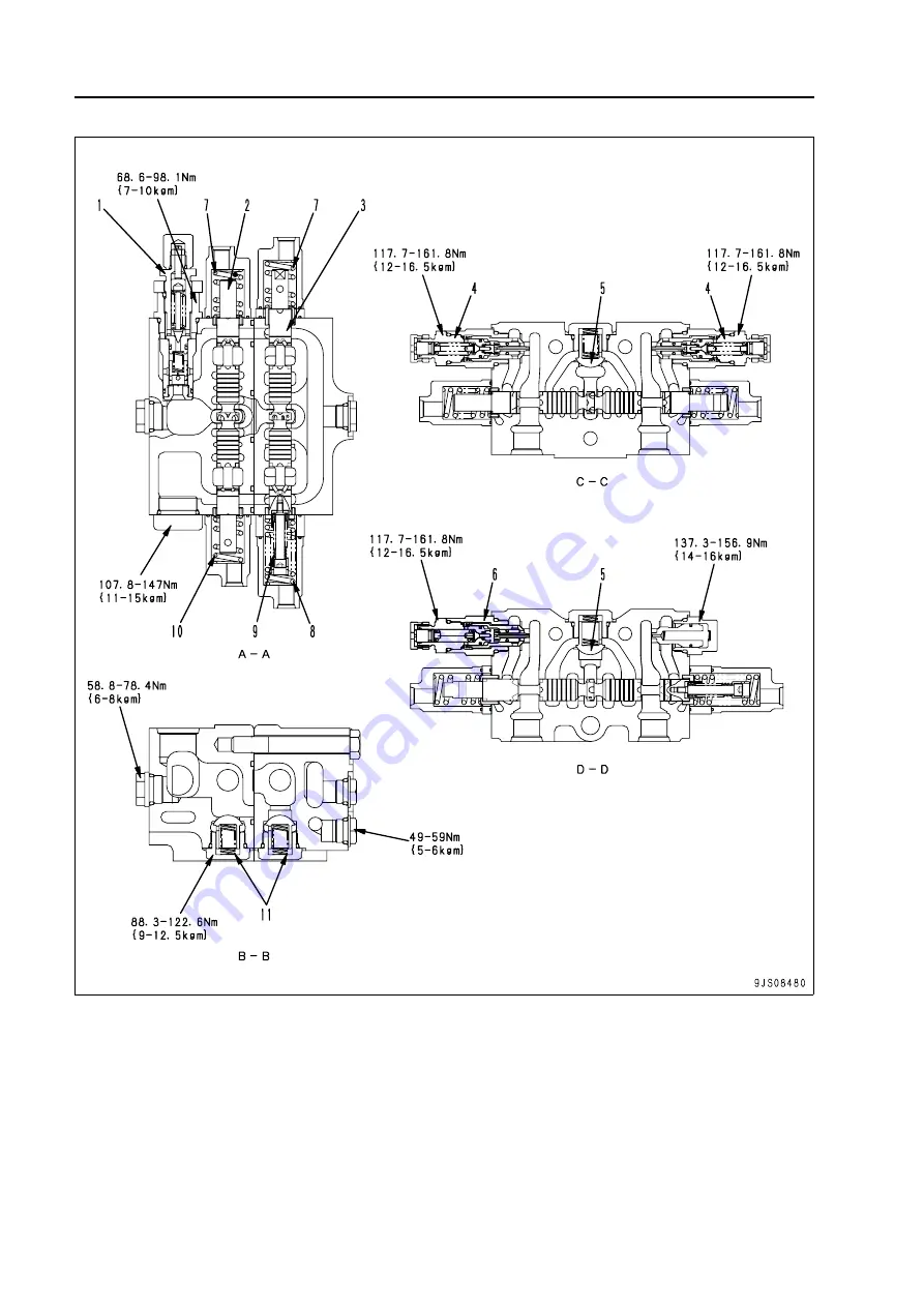 Komatsu 75001 Shop Manual Download Page 221