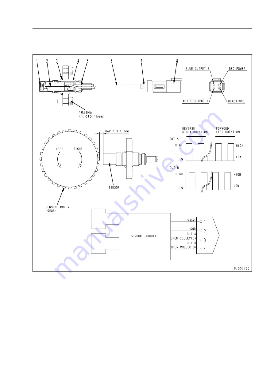 Komatsu 75001 Shop Manual Download Page 366