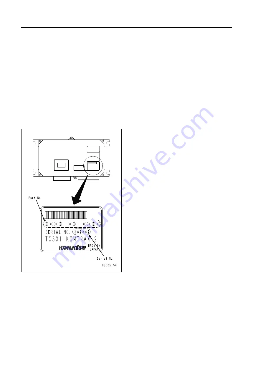 Komatsu 75001 Shop Manual Download Page 469