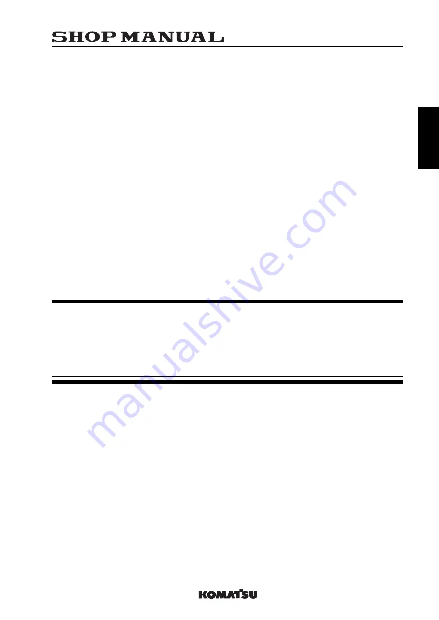 Komatsu 75001 Shop Manual Download Page 616