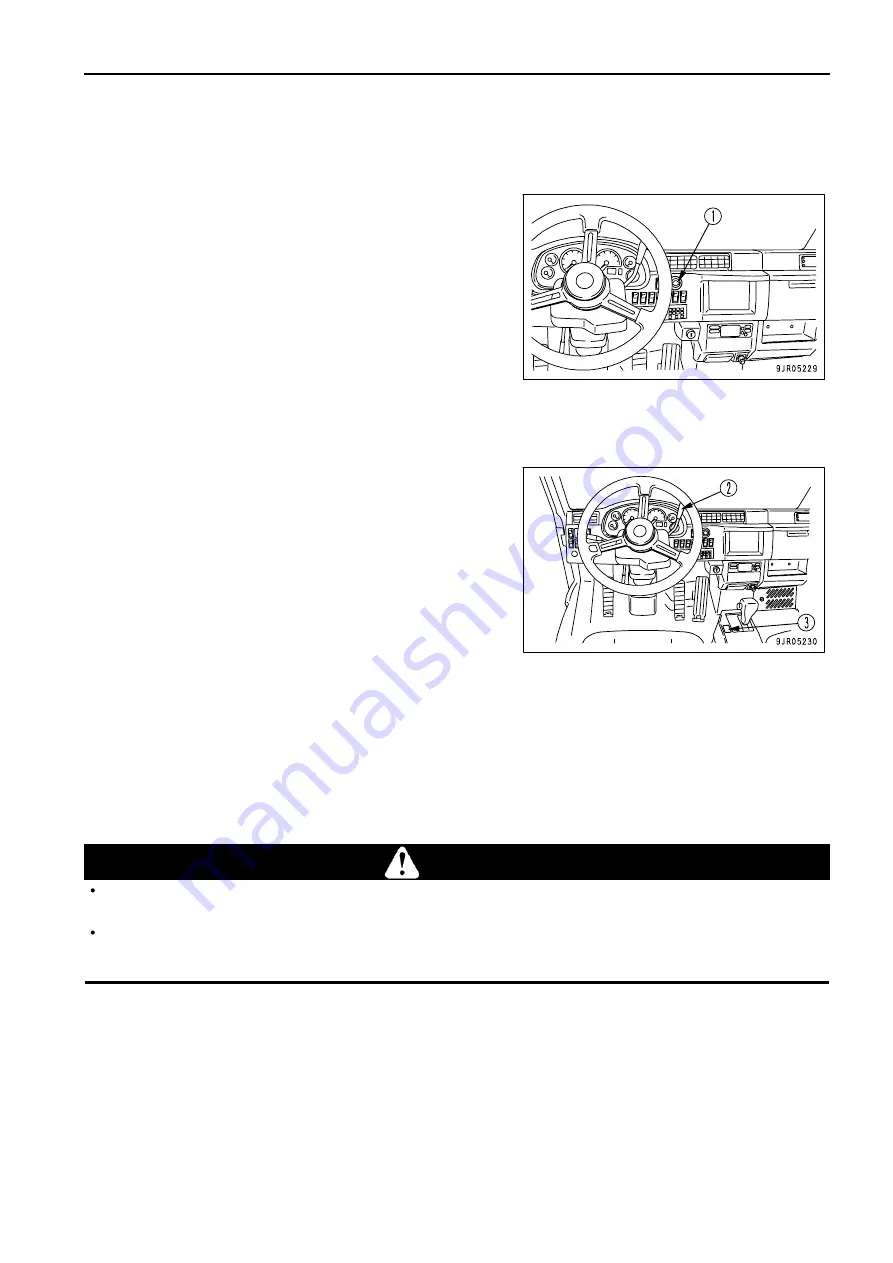 Komatsu Galeo HD405-7R Operation & Maintenance Manual Download Page 130