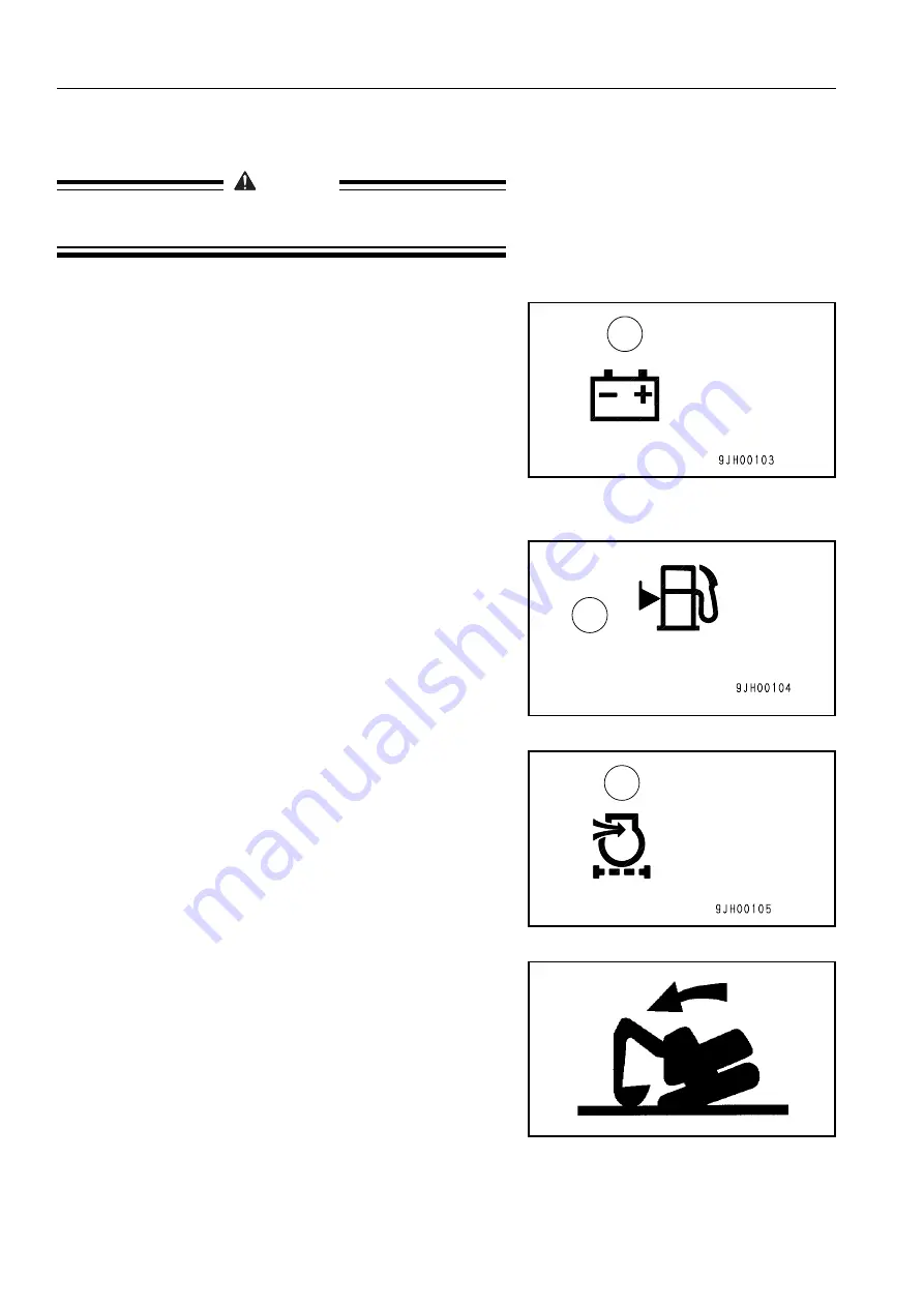 Komatsu PW130ES-6K Operation & Maintenance Manual Download Page 63