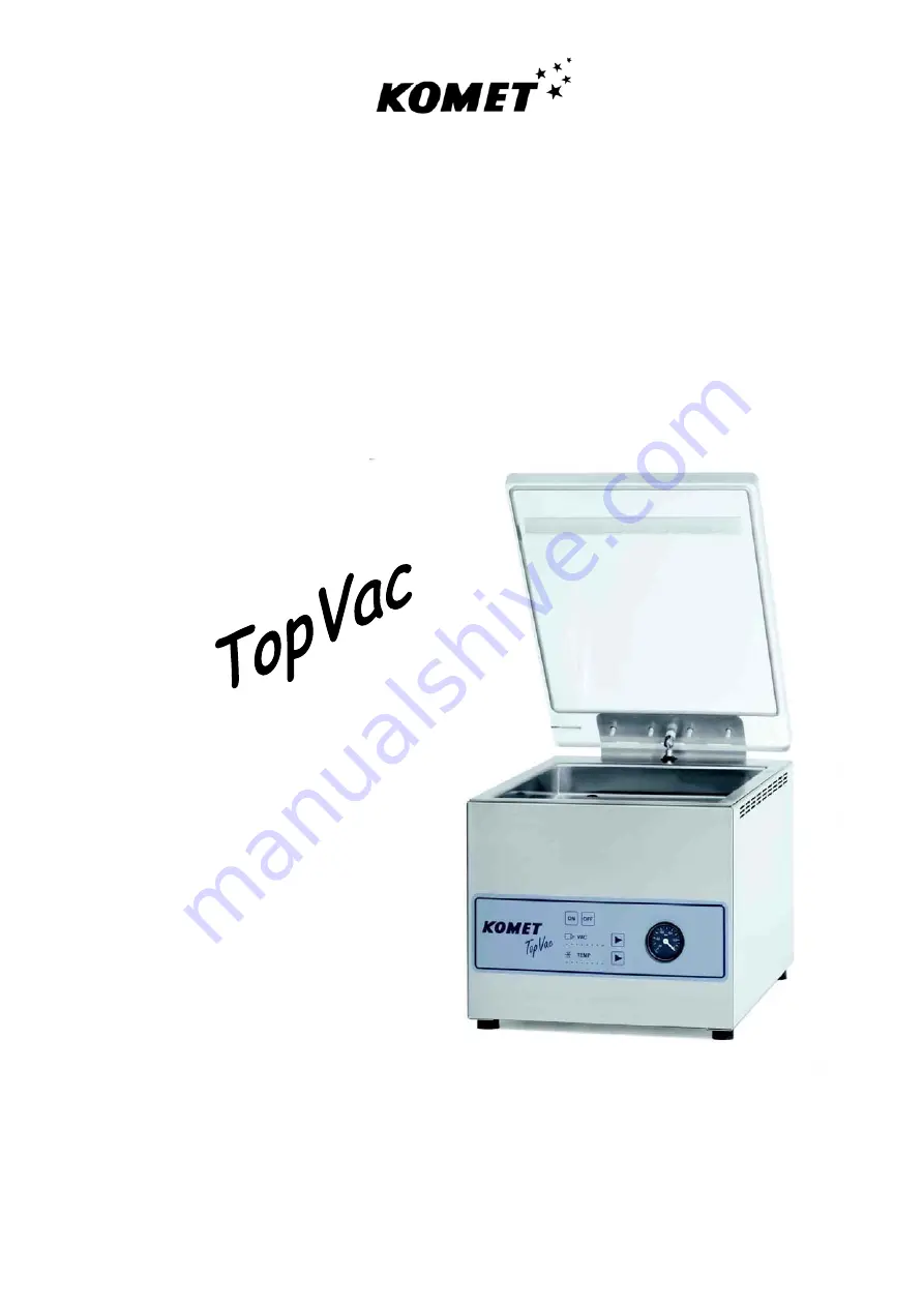 Komet TopVac Operating Instructions Manual Download Page 1