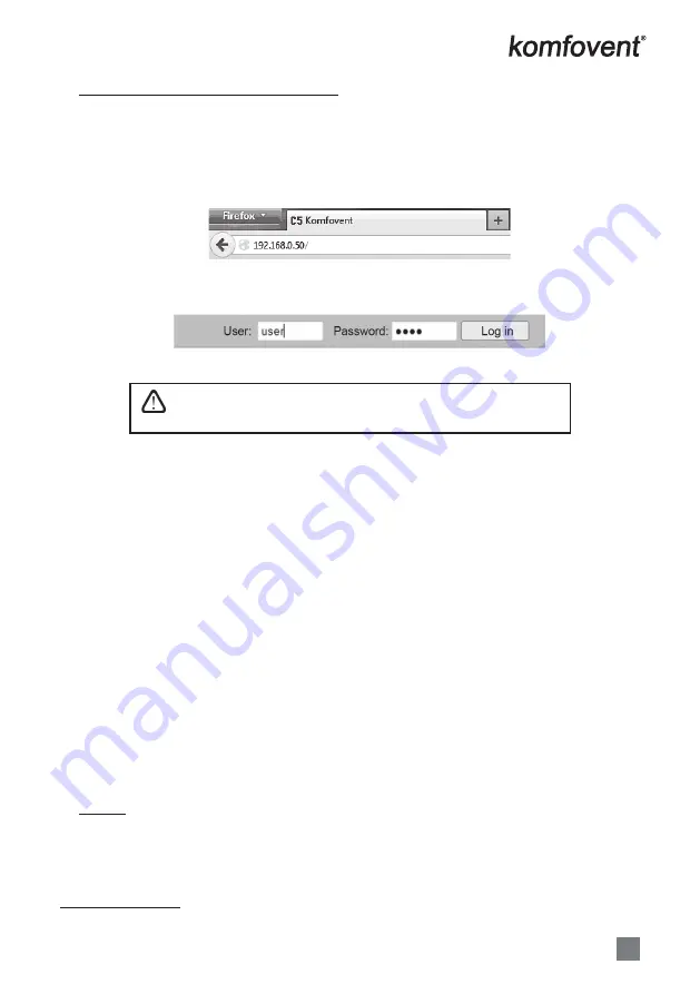 Komfovent C5 Скачать руководство пользователя страница 15