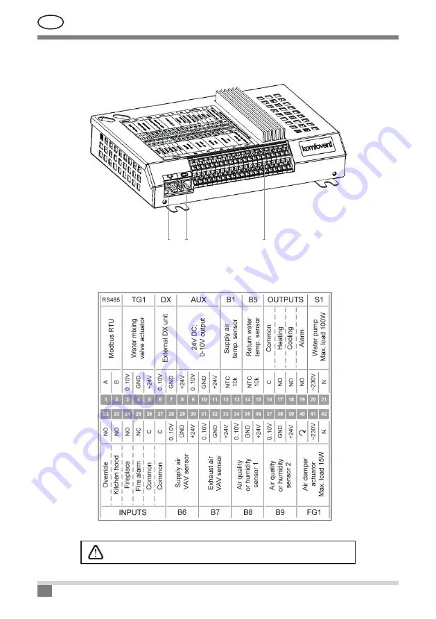 Komfovent C6.1 Installation And Operation Manual Download Page 22