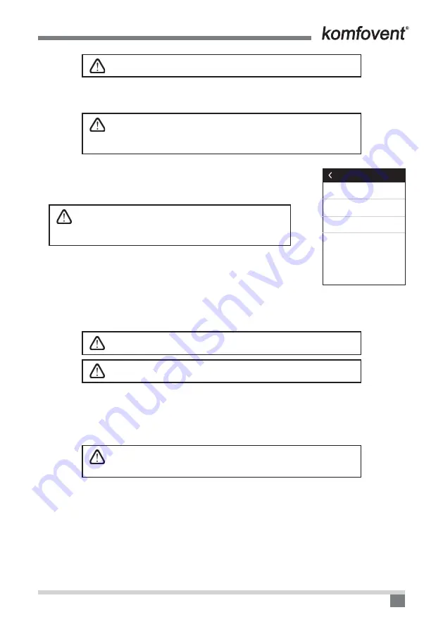 Komfovent C6.1 Installation And Operation Manual Download Page 33