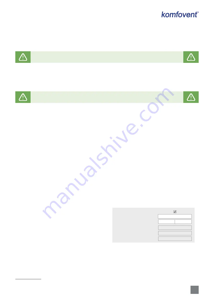 Komfovent DOMEKT C8 automation User Manual Download Page 33