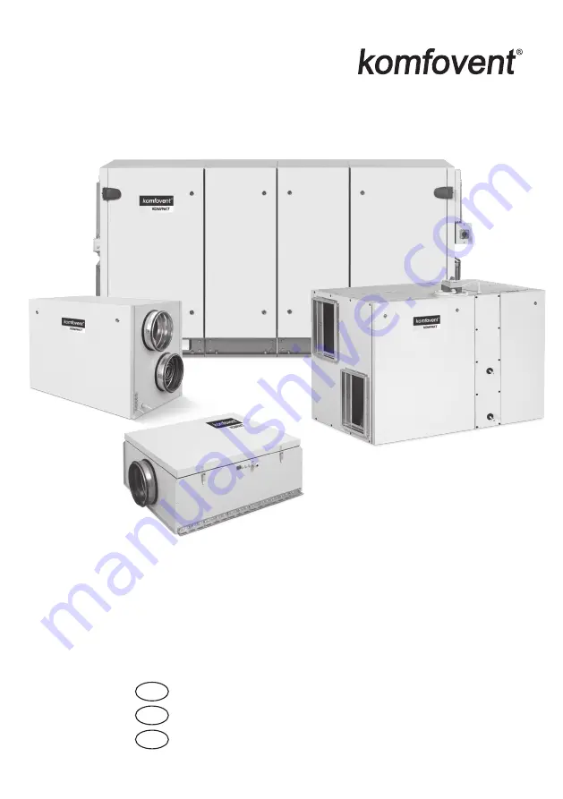 Komfovent KOMPAKT OTK Series Installation And Operation Manual Download Page 1