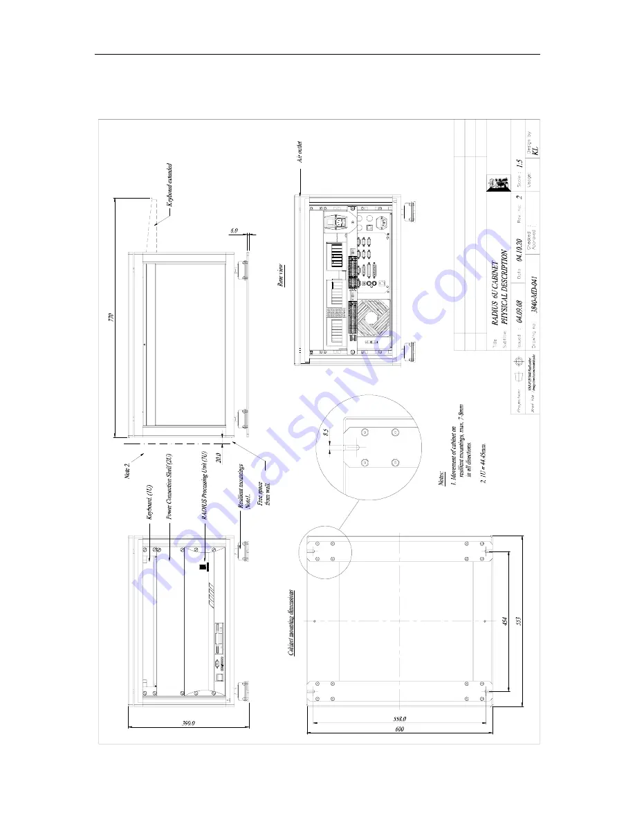 Kongsberg RADius 1000 Installation Manual Download Page 43