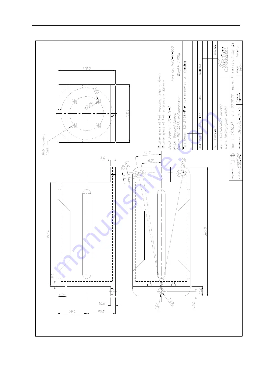 Kongsberg Seatex Seapath 200 Installation Manual Download Page 55