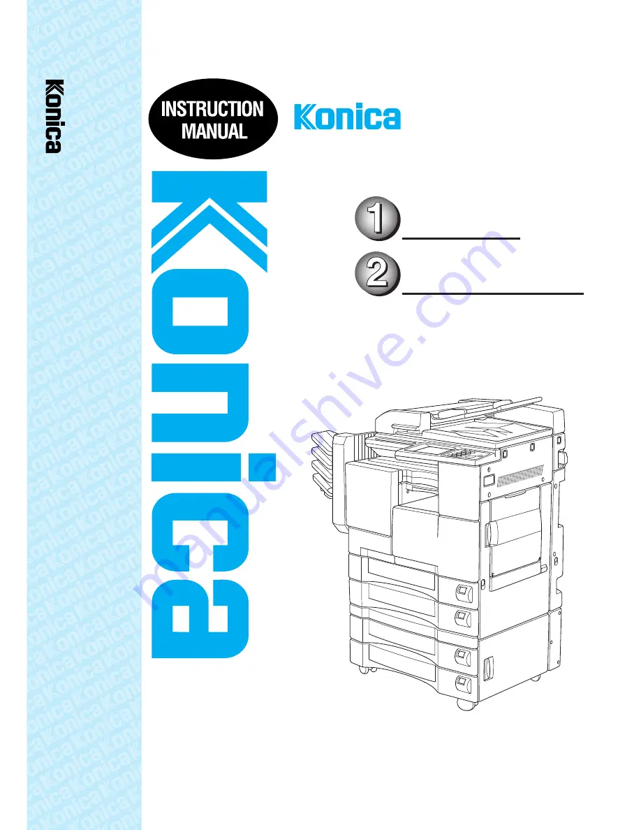 Konica Minolta 7020 Instruction Manual Download Page 1