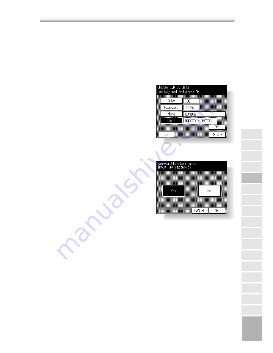 Konica Minolta 7020 Instruction Manual Download Page 231