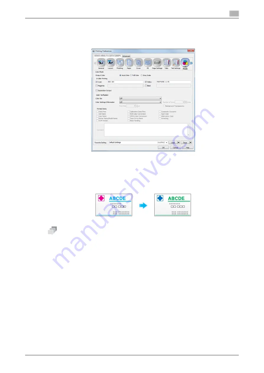 Konica Minolta AccurioPress C2060 Quick Manual Download Page 69