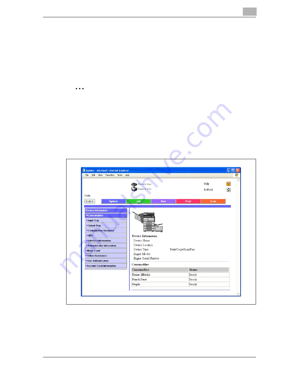 Konica Minolta BIZHUB 420 User Manual Download Page 319