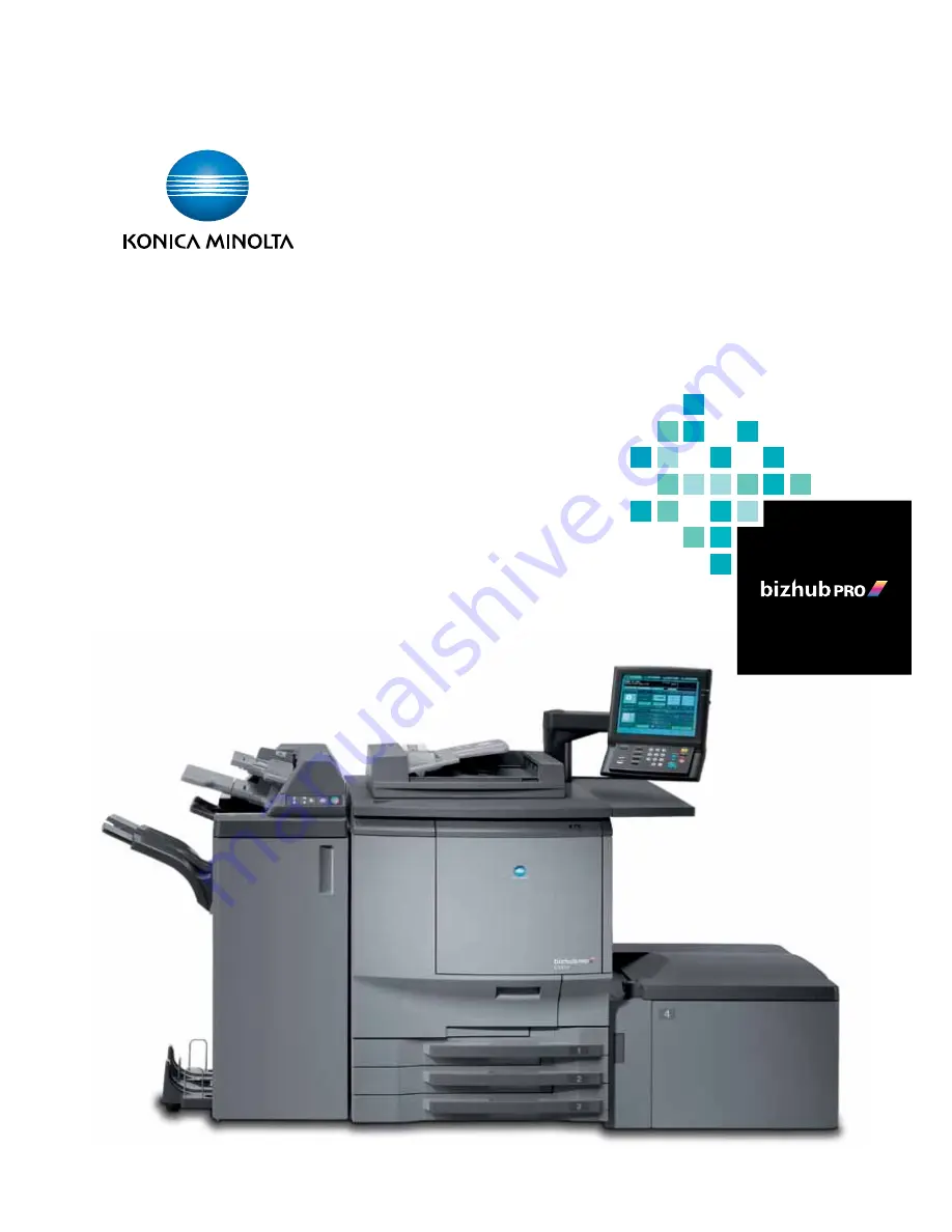 Konica Minolta bizhub PRO C5501 Brochure & Specs Download Page 1